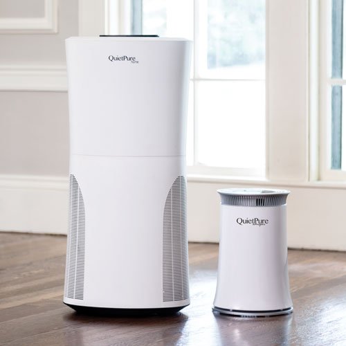 QuietPure Home & Whisper Air Purifiers Bundle with HEPA Filters to Remove Smoke  Allergens  Dust  Pet Dander  Mold Spores  Viruses  Odors and VOCs. - B0718SL6VV